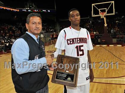 Thumbnail 2 in Mater Dei vs. Centennial (CIF Southern D1 Regional Final) photogallery.