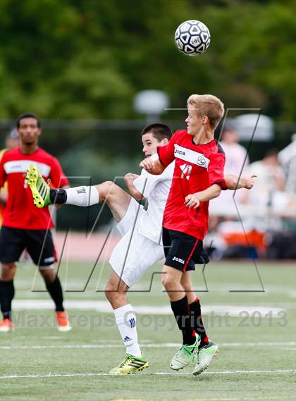 Thumbnail 2 in Jefferson City vs Washburn Rural (Gateway City Soccer Classic) photogallery.