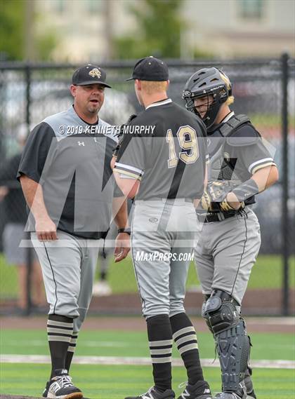 Thumbnail 3 in Midlothian vs Royce City Game 3 (UIL 5A Area Playoff) photogallery.