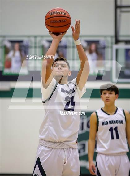 Thumbnail 3 in Hope Christian vs. Rio Rancho (Jalene Berger Allstate Holiday Tournament) photogallery.