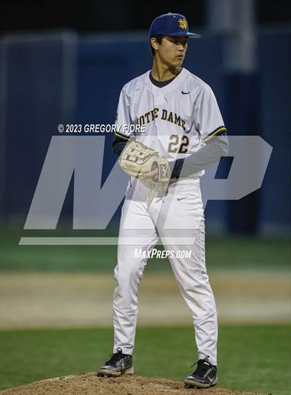 Thumbnail 2 in Harvard-Westlake @ Notre Dame (SO) photogallery.