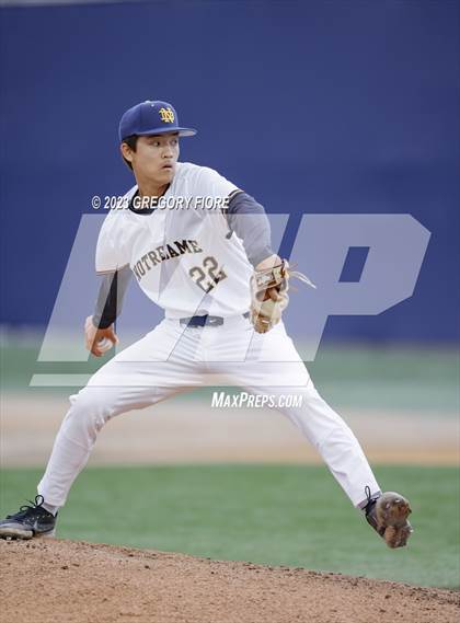 Thumbnail 1 in Harvard-Westlake @ Notre Dame (SO) photogallery.