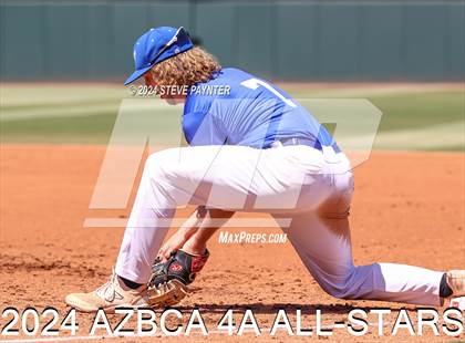 Thumbnail 3 in 2024 AZBCA  4A NORTH vs SOUTH ALL-STARS photogallery.