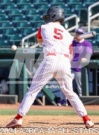 Thumbnail 2 in 2024 AZBCA  4A NORTH vs SOUTH ALL-STARS photogallery.