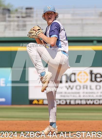 Thumbnail 2 in 2024 AZBCA  4A NORTH vs SOUTH ALL-STARS photogallery.