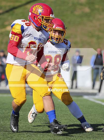 Thumbnail 2 in Roxana @ Columbia (HSA 4A First Round Playoff) photogallery.