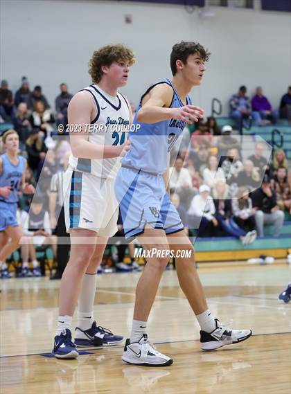 Thumbnail 3 in West Jordan vs. Juan Diego Catholic (Eagle Holiday Shootout) photogallery.