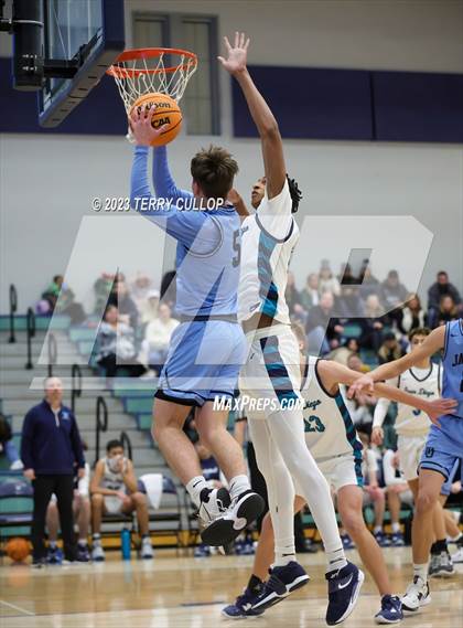 Thumbnail 2 in West Jordan vs. Juan Diego Catholic (Eagle Holiday Shootout) photogallery.