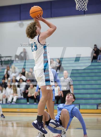 Thumbnail 1 in West Jordan vs. Juan Diego Catholic (Eagle Holiday Shootout) photogallery.