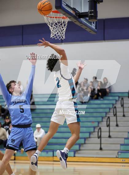 Thumbnail 1 in West Jordan vs. Juan Diego Catholic (Eagle Holiday Shootout) photogallery.