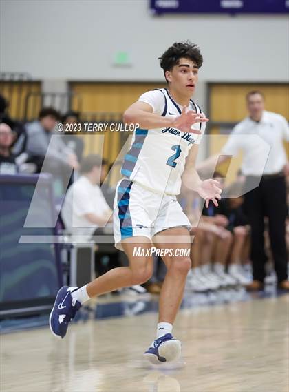 Thumbnail 2 in West Jordan vs. Juan Diego Catholic (Eagle Holiday Shootout) photogallery.