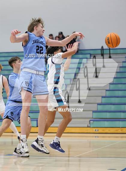 Thumbnail 2 in West Jordan vs. Juan Diego Catholic (Eagle Holiday Shootout) photogallery.