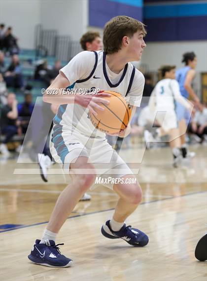 Thumbnail 1 in West Jordan vs. Juan Diego Catholic (Eagle Holiday Shootout) photogallery.