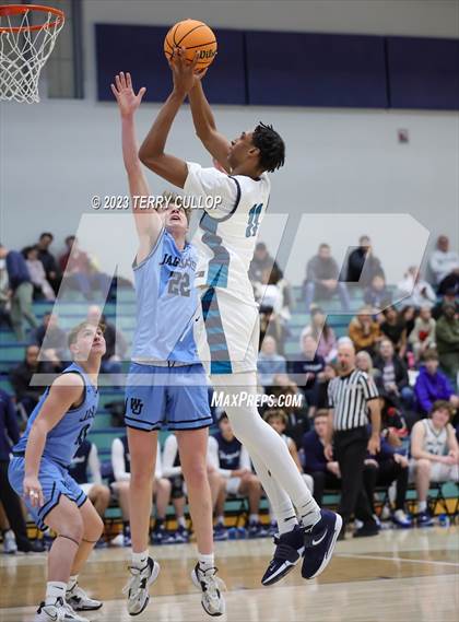 Thumbnail 2 in West Jordan vs. Juan Diego Catholic (Eagle Holiday Shootout) photogallery.