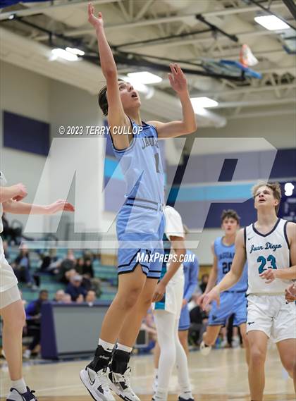 Thumbnail 2 in West Jordan vs. Juan Diego Catholic (Eagle Holiday Shootout) photogallery.