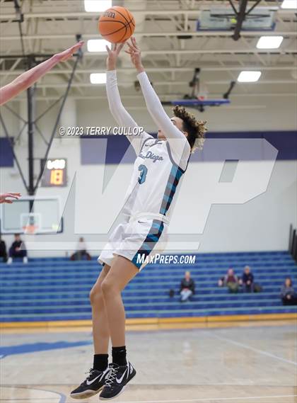 Thumbnail 1 in West Jordan vs. Juan Diego Catholic (Eagle Holiday Shootout) photogallery.