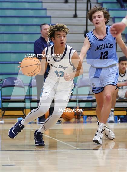 Thumbnail 2 in West Jordan vs. Juan Diego Catholic (Eagle Holiday Shootout) photogallery.
