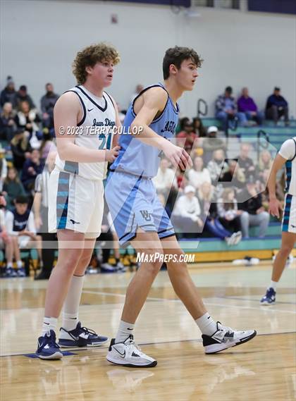 Thumbnail 2 in West Jordan vs. Juan Diego Catholic (Eagle Holiday Shootout) photogallery.