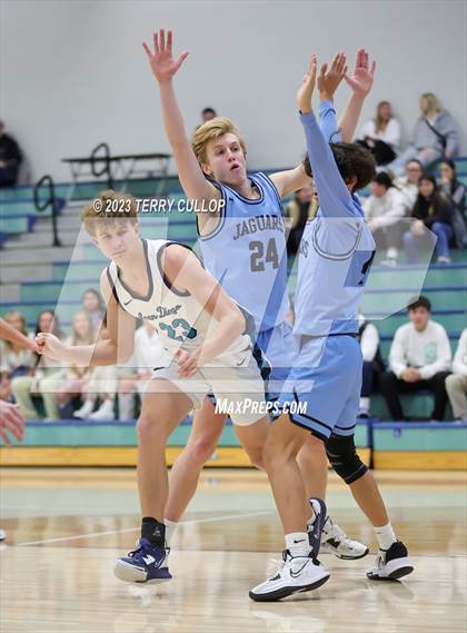 Thumbnail 3 in West Jordan vs. Juan Diego Catholic (Eagle Holiday Shootout) photogallery.