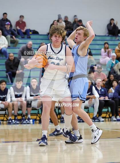 Thumbnail 1 in West Jordan vs. Juan Diego Catholic (Eagle Holiday Shootout) photogallery.