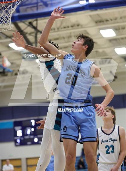 Thumbnail 1 in West Jordan vs. Juan Diego Catholic (Eagle Holiday Shootout) photogallery.