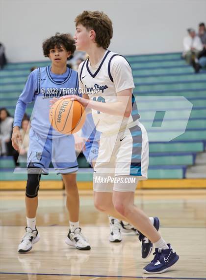 Thumbnail 1 in West Jordan vs. Juan Diego Catholic (Eagle Holiday Shootout) photogallery.