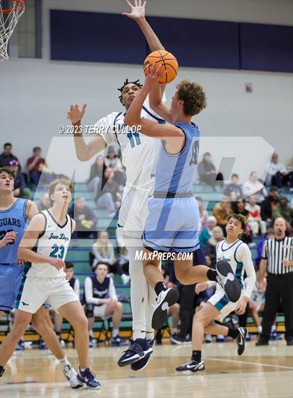 Thumbnail 2 in West Jordan vs. Juan Diego Catholic (Eagle Holiday Shootout) photogallery.