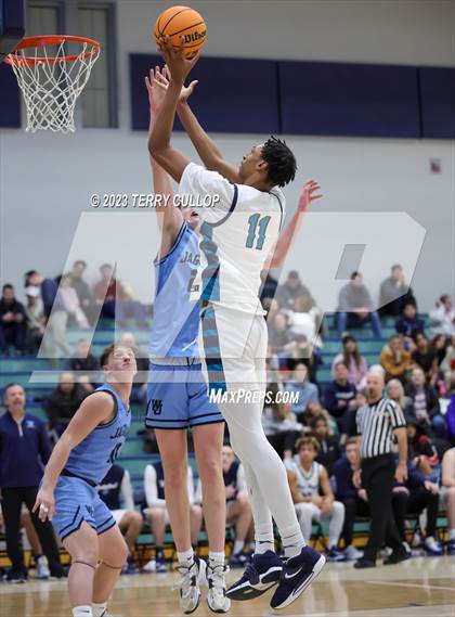 Thumbnail 1 in West Jordan vs. Juan Diego Catholic (Eagle Holiday Shootout) photogallery.