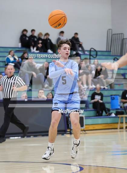 Thumbnail 1 in West Jordan vs. Juan Diego Catholic (Eagle Holiday Shootout) photogallery.