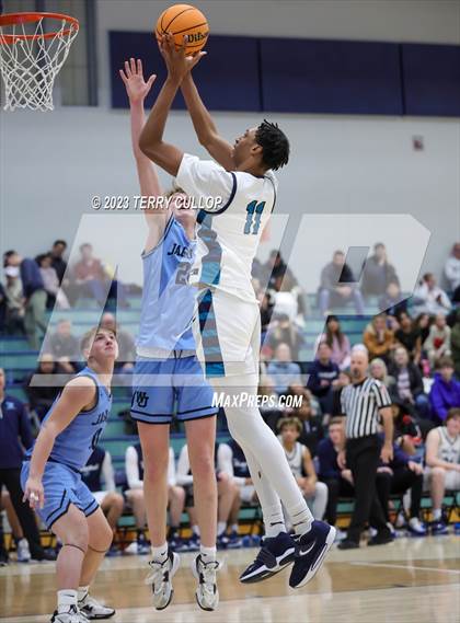 Thumbnail 3 in West Jordan vs. Juan Diego Catholic (Eagle Holiday Shootout) photogallery.