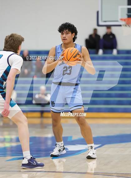 Thumbnail 2 in West Jordan vs. Juan Diego Catholic (Eagle Holiday Shootout) photogallery.