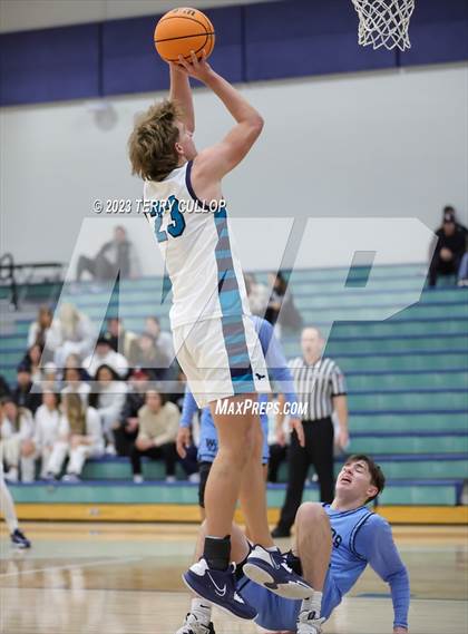 Thumbnail 2 in West Jordan vs. Juan Diego Catholic (Eagle Holiday Shootout) photogallery.