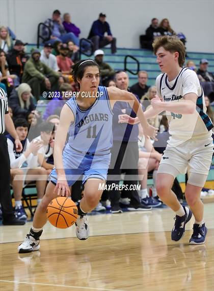 Thumbnail 1 in West Jordan vs. Juan Diego Catholic (Eagle Holiday Shootout) photogallery.