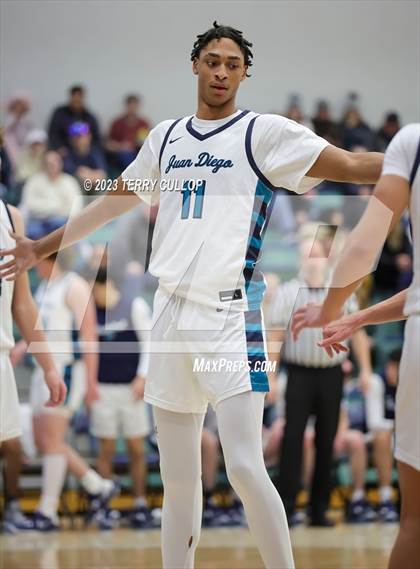 Thumbnail 1 in West Jordan vs. Juan Diego Catholic (Eagle Holiday Shootout) photogallery.