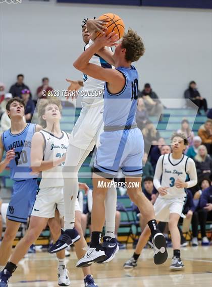 Thumbnail 3 in West Jordan vs. Juan Diego Catholic (Eagle Holiday Shootout) photogallery.