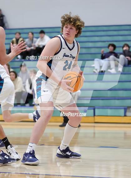 Thumbnail 1 in West Jordan vs. Juan Diego Catholic (Eagle Holiday Shootout) photogallery.
