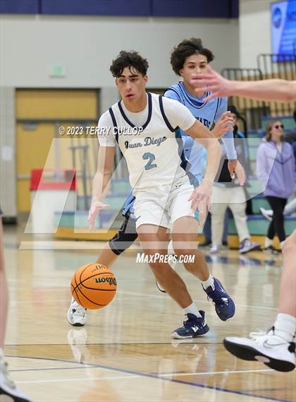 Thumbnail 2 in West Jordan vs. Juan Diego Catholic (Eagle Holiday Shootout) photogallery.
