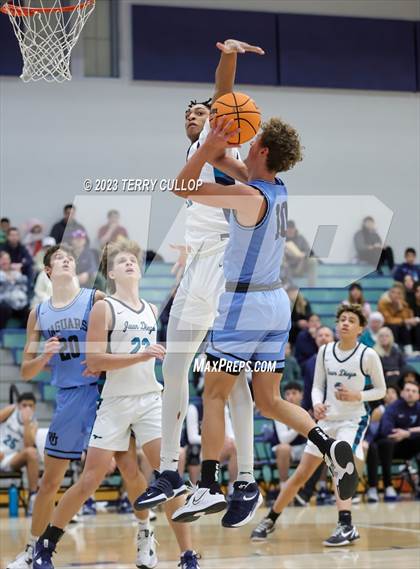 Thumbnail 2 in West Jordan vs. Juan Diego Catholic (Eagle Holiday Shootout) photogallery.