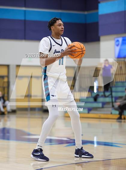 Thumbnail 3 in West Jordan vs. Juan Diego Catholic (Eagle Holiday Shootout) photogallery.