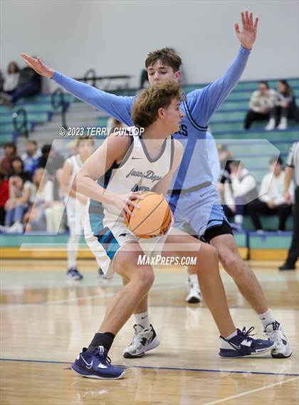 Thumbnail 3 in West Jordan vs. Juan Diego Catholic (Eagle Holiday Shootout) photogallery.