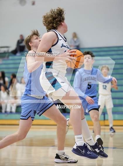 Thumbnail 2 in West Jordan vs. Juan Diego Catholic (Eagle Holiday Shootout) photogallery.