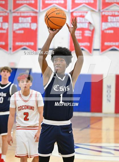 Thumbnail 1 in Cactus Shadows vs. Coconino (Beyond Basketball Thanksgiving Tournament) photogallery.