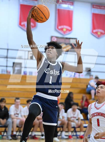 Thumbnail 2 in Cactus Shadows vs. Coconino (Beyond Basketball Thanksgiving Tournament) photogallery.