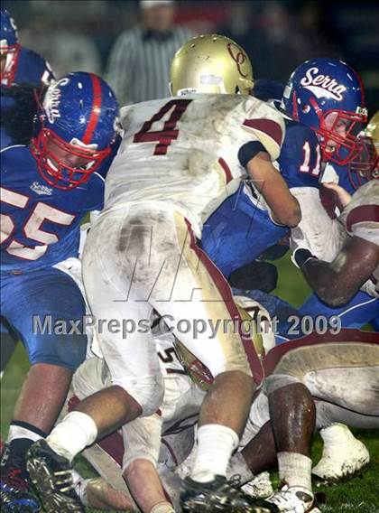 Thumbnail 1 in Oaks Christian @ Serra (CIF SS Northwest Division Final) photogallery.