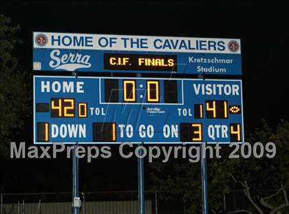 Thumbnail 3 in Oaks Christian @ Serra (CIF SS Northwest Division Final) photogallery.