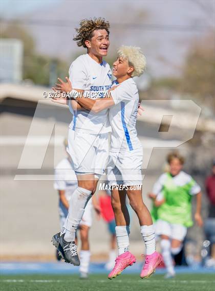 Thumbnail 3 in Sports Leadership & Management vs South Tahoe (NIAA 3A State Championship) photogallery.