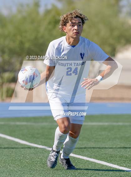Thumbnail 3 in Sports Leadership & Management vs South Tahoe (NIAA 3A State Championship) photogallery.