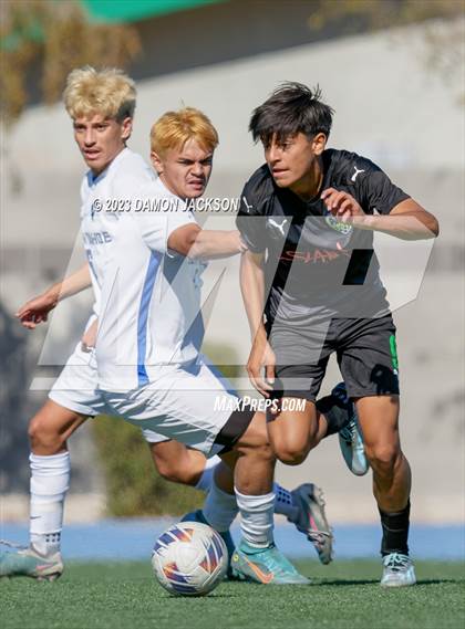 Thumbnail 1 in Sports Leadership & Management vs South Tahoe (NIAA 3A State Championship) photogallery.