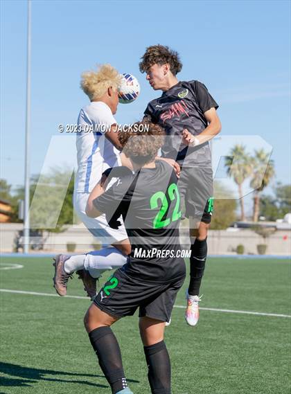 Thumbnail 1 in Sports Leadership & Management vs South Tahoe (NIAA 3A State Championship) photogallery.