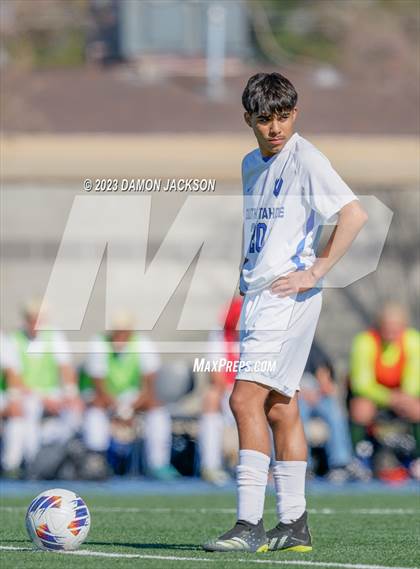 Thumbnail 3 in Sports Leadership & Management vs South Tahoe (NIAA 3A State Championship) photogallery.